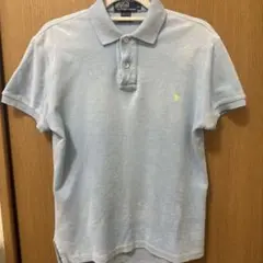 Polo by Ralph Lauren パイル地ポロシャツ Mサイズ　水色