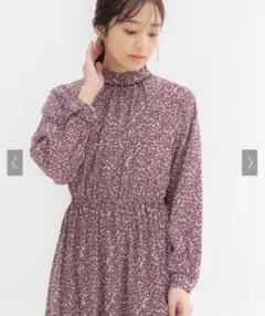 【LLサイズ】ハイネックワンピース ハニーズ
