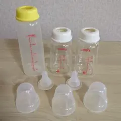 ピジョン哺乳瓶 240ml 1本　120ml　2本 　乳首付き（2個）