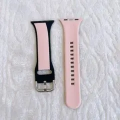 アップルウォッチバンド シリコンバンド バイカラー38/40/41㎜