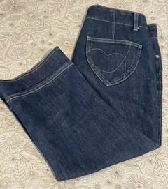 ★美品★ ビースリー 770052 美脚　ストレッチ クロップド　サイズ34