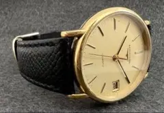 LONGINES ロンジン メンズ クォーツ デイト ゴールドモデル