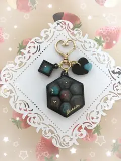 【53】チョコミント　チョコボックス　レジンチャーム