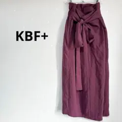 KBF+ ロングスカート　ピンク　M-Lサイズ　無地