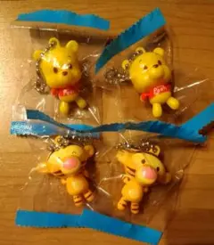 プーさん ティガー キーホルダー 4個セット