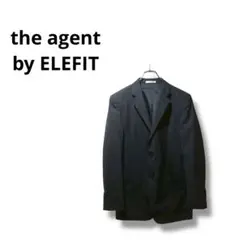 【the agent by ELEFIT】 テーラード　ジャケット　シンプル　黒