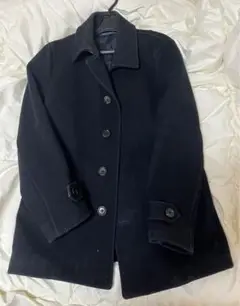 GREEN LABEL RELAXING 黒 ピーコート M