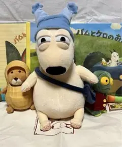 ☆新品未使用☆入手困難☆原画展限定☆バムとケロ☆ぬいぐるみ☆巾着+本+食器セット ☆新品未使用☆入手困難☆原画展限定☆バムとケロ☆ぬいぐるみ