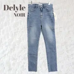 新品 デイライルノアール ダメージジーンズ 穴あき スキニーパンツ クラッシュ