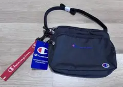 新品Champion ブラック バッグ 24×17×6cm