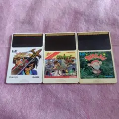 PCエンジンソフト3本セット（ドンドコドン他）