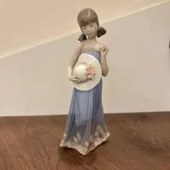 LLADRO リヤドロ／少女コートニィ　5648／フィギュリン