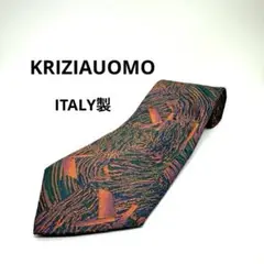 美品 クリツィア KRIZIAUOMO ネクタイ イタリア シルク 571513