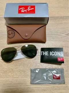 RayBan AVIATOR RB3025 ポラライズド偏光 ゴールド 未使用品