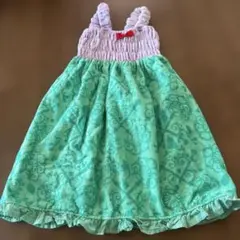 ラップドレス　タオルドレス　アリエル