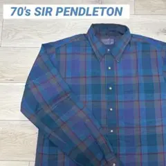 【大幅値下げ！】SIR PENDLETON 70'sウールシャツ