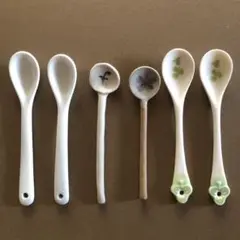 陶器製スプーン6本セット