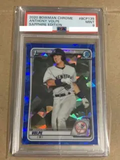 2020 bowman sapphire Anthony volpe PSA9