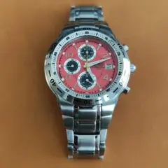 良品稼動品 CASIO EDIFICE クロノグラフ EF-506 レッド レア
