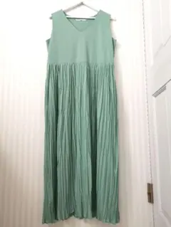 アーバンリサーチ ノースリーブ ロングワンピース ミントグリーン