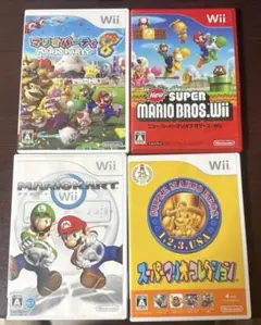 Wii マリオ関連ソフト　4本セット