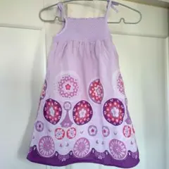 【OLD NAVY】オールドネイビー 薄紫色 花柄 ワンピース 110cm