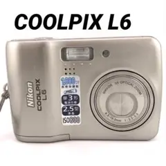 美品【通電OKジャンク】Nikon COOLPIX L6 シルバー