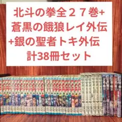 北斗の拳全２７巻+蒼黒の餓狼レイ外伝+銀の聖者トキ外伝　計38冊セット