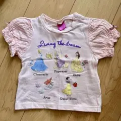 ディズニープリンセスTシャツ 90cm