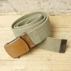 60s USA製米軍コットンGIベルトミリタリーガチャ 061125ss143