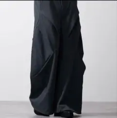 【CLEL 】プライム TR 3Dタックパンツ　ブルーチャコール