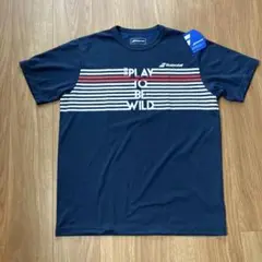 Babolat #PLAY TO BE WILD Tシャツ Oサイズ　ネイビー