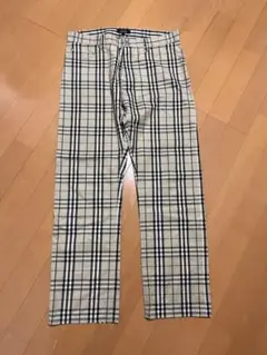 【希少】BURBERRY BLACK LABEL チェック柄チノパン 79