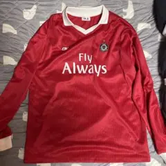 re_k レッド サッカーシャツ Lサイズ