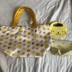 サンリオ　ポムポムプリン　ポーチ　バッグ