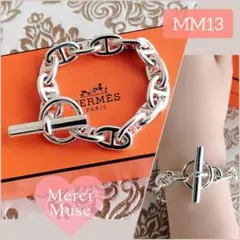 新品未使用●エルメス HERMES シェーヌダンクル MM13コマ 直営店 新品未使用○エルメス HERMES シェーヌダンクル MM13コマ 直営店
