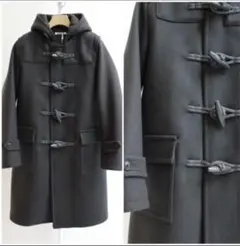 AURALEE オーラリー ダッフルコート 黒っぽいグレー