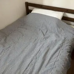ストライプ柄布団