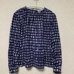 ミナペルホネン mina perhonenソラチェック ブラウス
