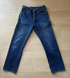 【美品】ジョンブル Sewing Chop 502BD W30 セルビッジデニム