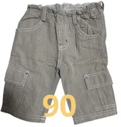 ストライプパンツ　ボトムス　ズボン　ベビー　キッズ　子供　子供服　短パン　90㎝