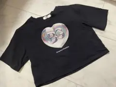 BG　とうあ　HEART SOAP BUBBLE TEE　黒　ブラック　Tシャツ
