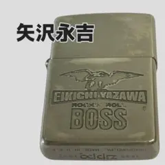 矢沢永吉　ZIPPO ライター(羽ロゴ)レザーケース付きライター ZIPPO(フデ/羽ロゴ)ブラック｜DIAMOND MOON通信販売｜矢沢永吉