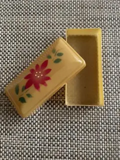 【再値下げ】　セルロイド　べっ甲柄　裁縫箱　小物入れ　celluloid 再値下げ】 セルロイド べっ甲柄 裁縫箱 小物入れ celluloid