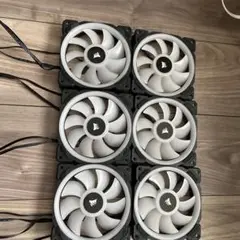 コルセアll120 ファン6個動作確認ok