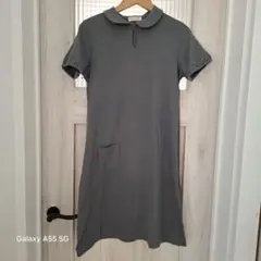OLIVE des OLIVE グレー 半袖ワンピース