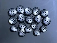 マーブル模様の4穴ボタンセット