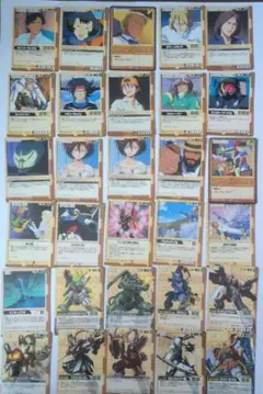 ガンダムウォートレーディングカード　282枚、オフィシャルコインシート2枚