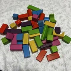 ❣️ワケあり❣️ カラフル 積み木 カラー つみき セット