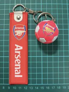 サッカー　アーセナル　Arsenal 3Dボール　セット　キーホルダー